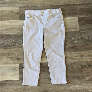 Gloria Vanderbilt All Around Slimming Effect Pull On Capri Pants Size 14